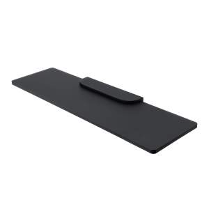 Plexi polc - matt fekete - 500 mm